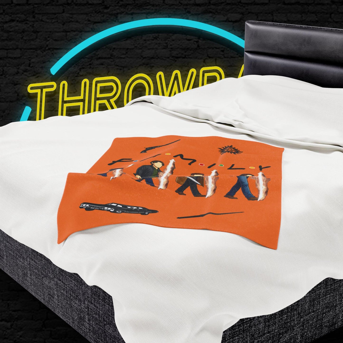 SPN Family Rift Travelers Blanket | Found Family Throw Blanket | Fan-Inspired TV Tribute | Crusta Blanket (30x40, 50x60, 60x80)