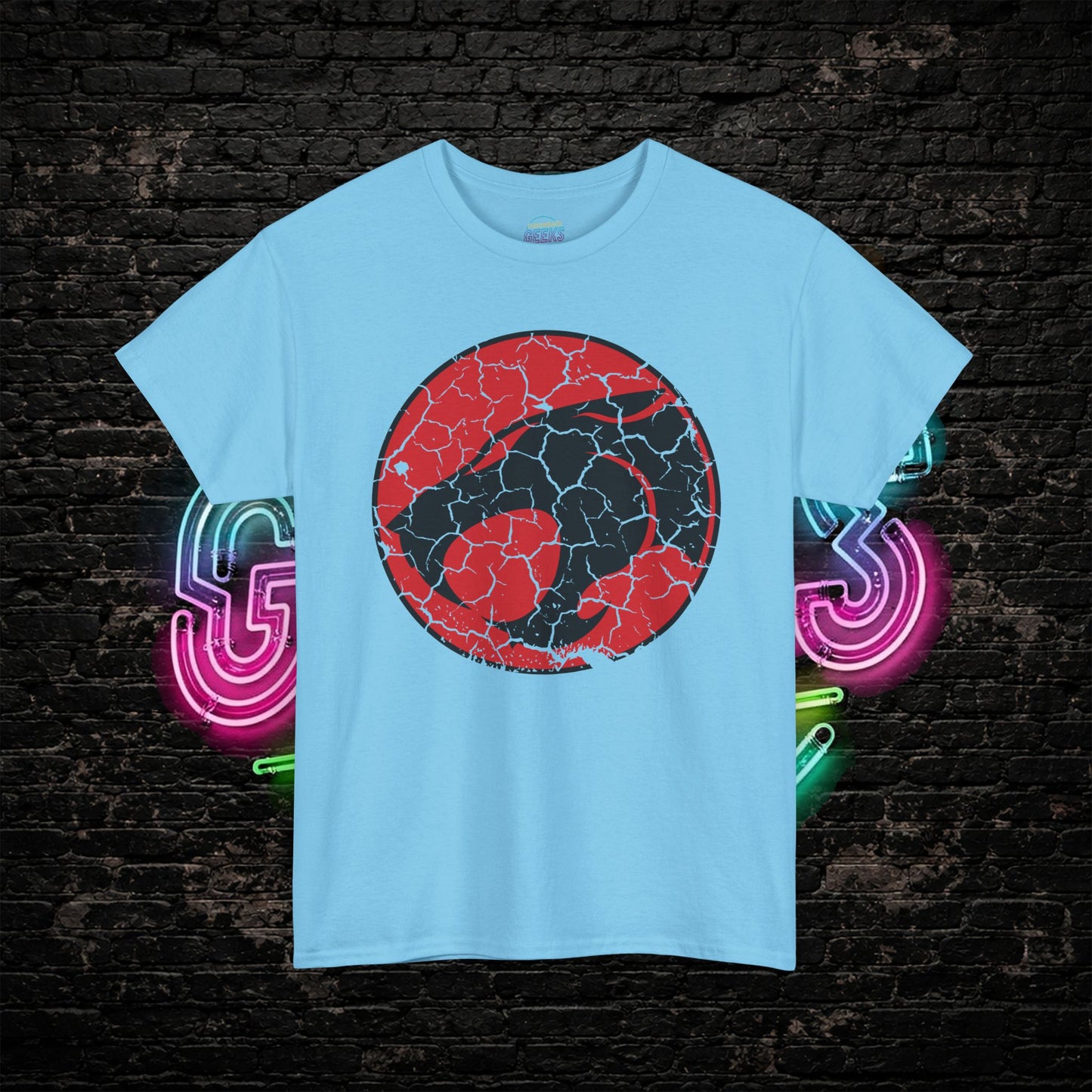 Distressed Vintage ThunderCats T-Shirt | Retro 80s Cartoon Tee | Unisex Heavy Cotton Shirt | Gift for 80s Fans