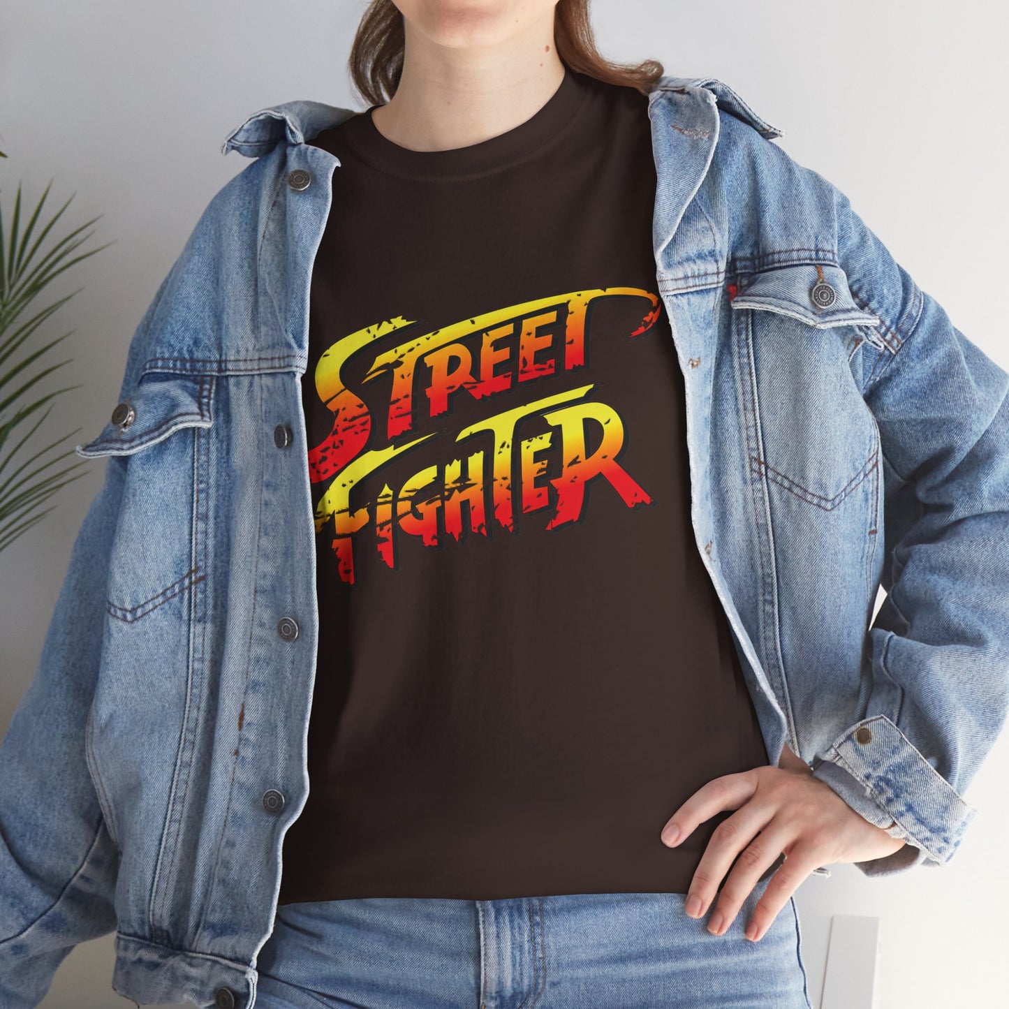 Street Fighter Inspired T-Shirt | Retro Arcade Fighter Graphic Tee | 80s 90s Video Game Shirt for Gamers & Fighting Game Fans