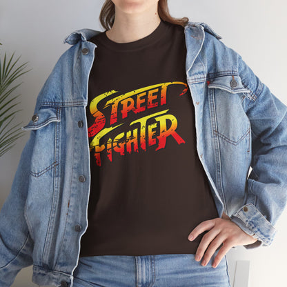Street Fighter Inspired T-Shirt | Retro Arcade Fighter Graphic Tee | 80s 90s Video Game Shirt for Gamers & Fighting Game Fans
