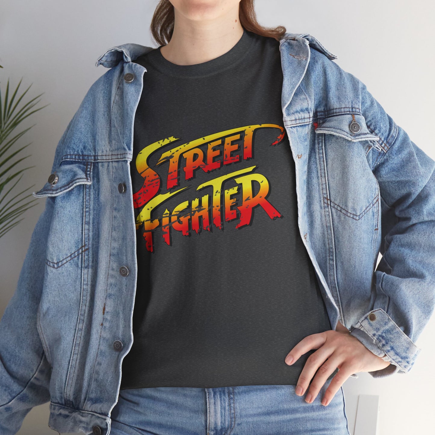 Street Fighter Inspired T-Shirt | Retro Arcade Fighter Graphic Tee | 80s 90s Video Game Shirt for Gamers & Fighting Game Fans
