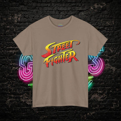 Street Fighter Inspired T-Shirt | Retro Arcade Fighter Graphic Tee | 80s 90s Video Game Shirt for Gamers & Fighting Game Fans