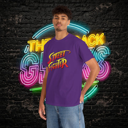 Street Fighter Inspired T-Shirt | Retro Arcade Fighter Graphic Tee | 80s 90s Video Game Shirt for Gamers & Fighting Game Fans