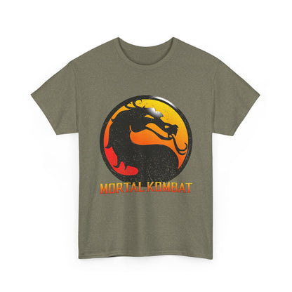Dragon Emblem Mortal Kombat T Shirt | Retro Arcade Fighter Tee | 90s Video Game Graphic Shirt