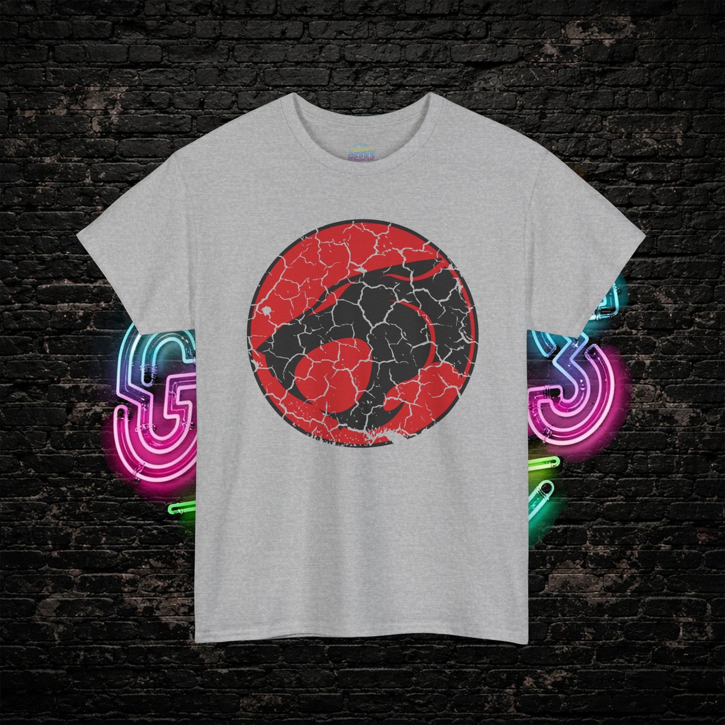 Distressed Vintage ThunderCats T-Shirt | Retro 80s Cartoon Tee | Unisex Heavy Cotton Shirt | Gift for 80s Fans