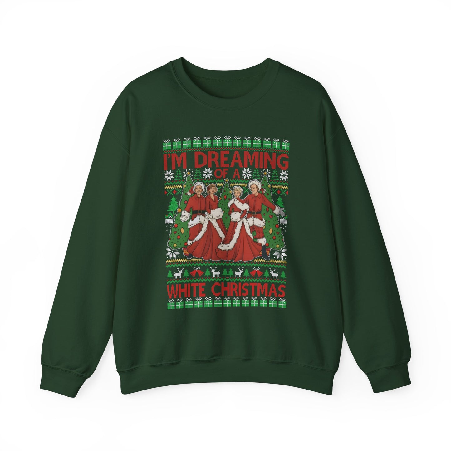 White Christmas Movie Sweatshirt | I Am Dreaming Of A White Christmas Ugly Sweater | Classic Holiday Musical Top