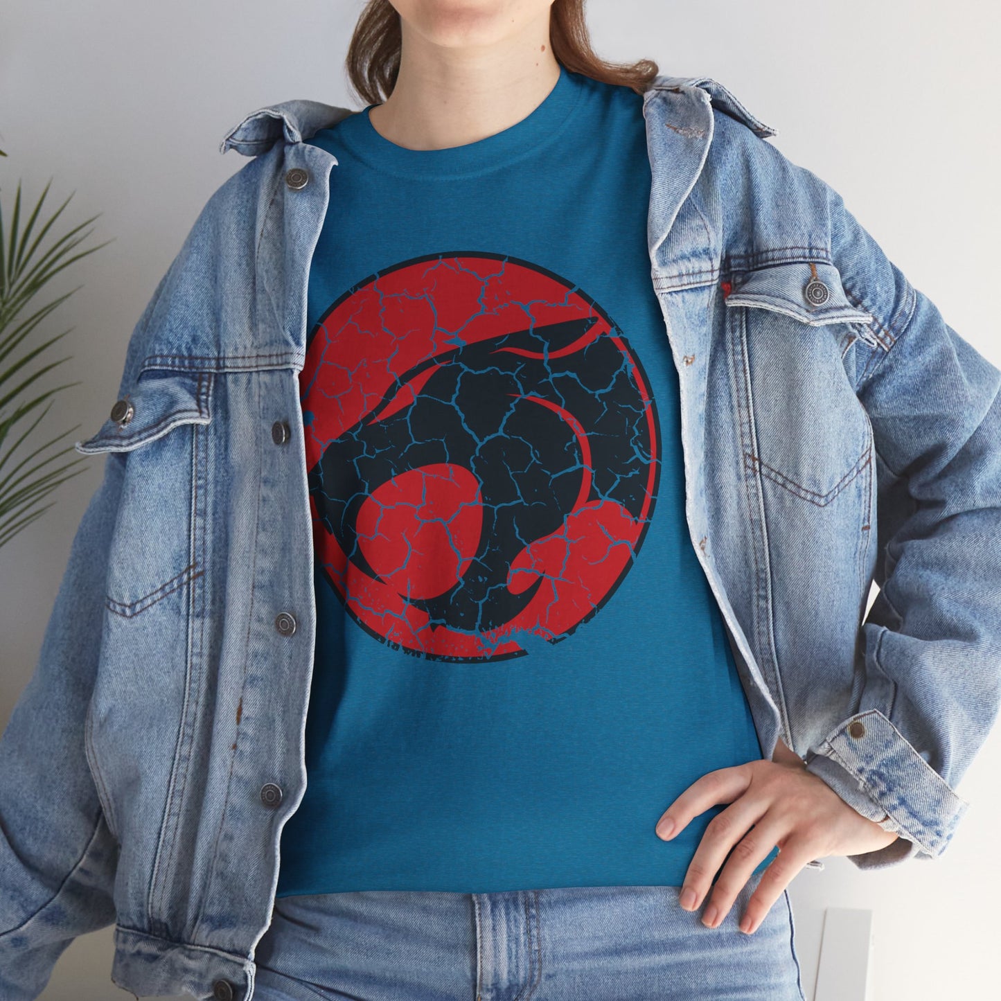 Distressed Vintage ThunderCats T-Shirt | Retro 80s Cartoon Tee | Unisex Heavy Cotton Shirt | Gift for 80s Fans