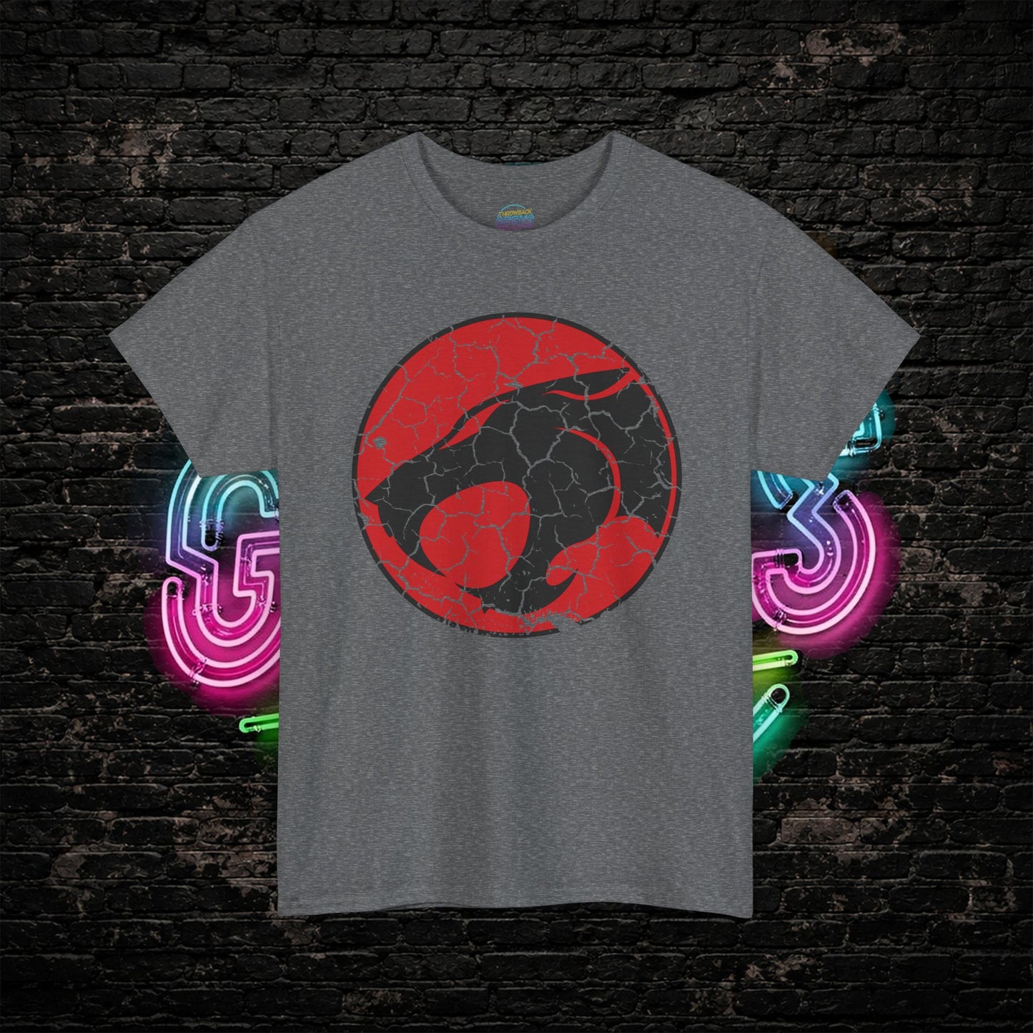 Distressed Vintage ThunderCats T-Shirt | Retro 80s Cartoon Tee | Unisex Heavy Cotton Shirt | Gift for 80s Fans