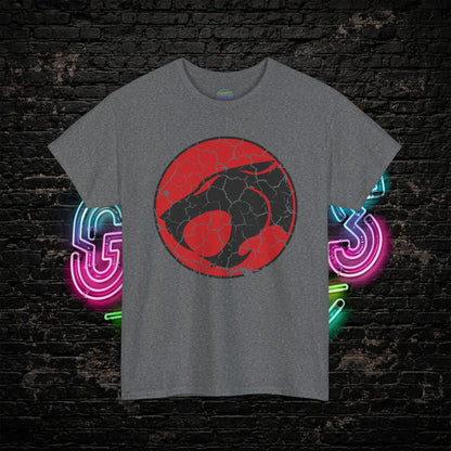 Distressed Vintage ThunderCats T-Shirt | Retro 80s Cartoon Tee | Unisex Heavy Cotton Shirt | Gift for 80s Fans