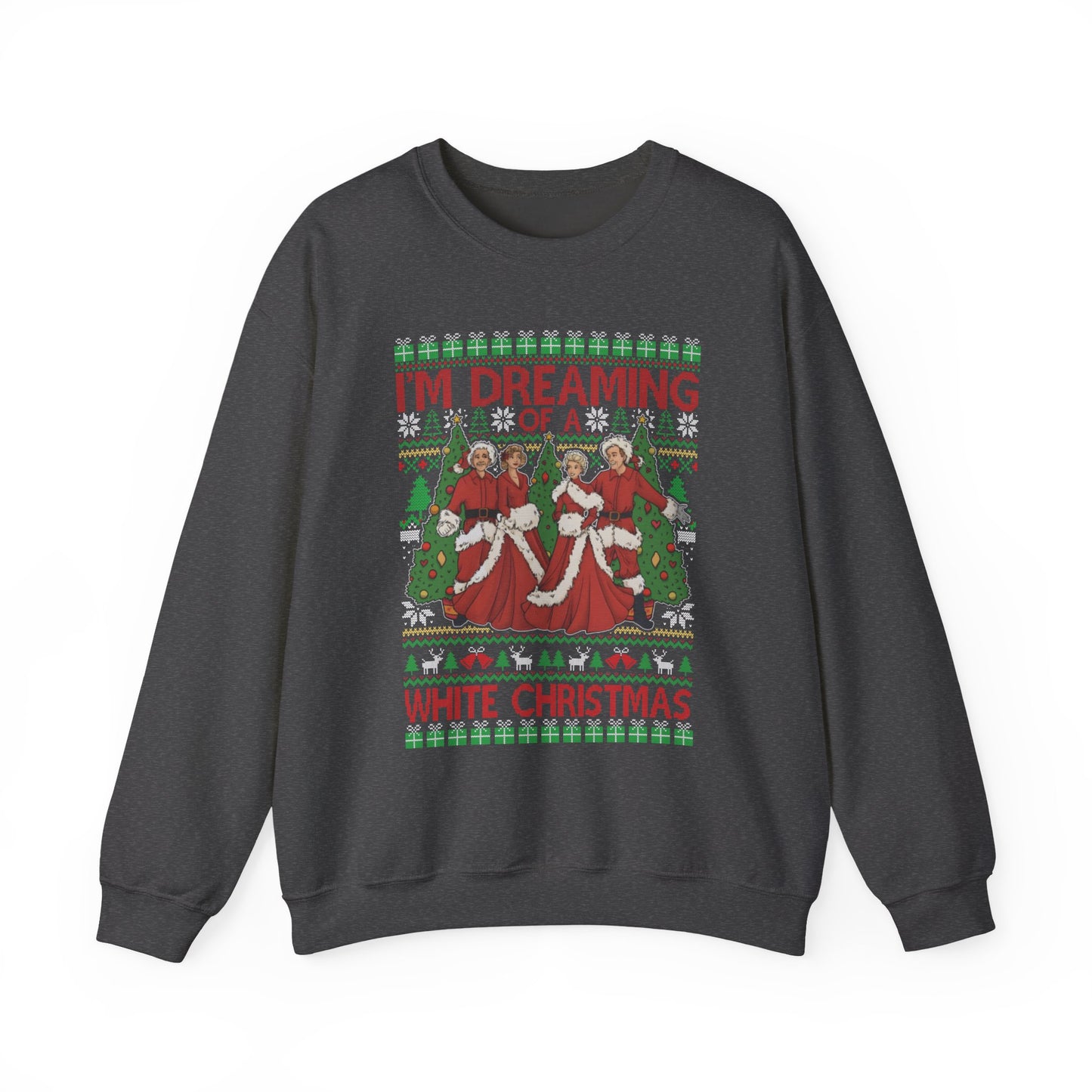 White Christmas Movie Sweatshirt | I Am Dreaming Of A White Christmas Ugly Sweater | Classic Holiday Musical Top