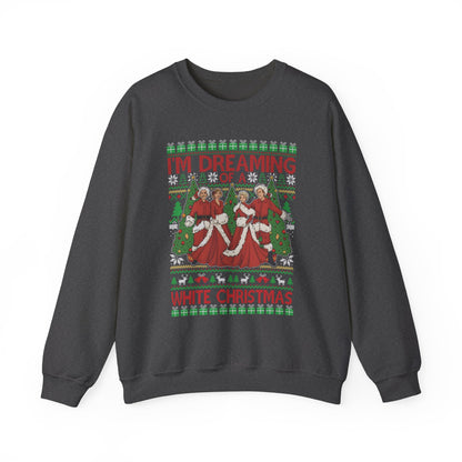 White Christmas Movie Sweatshirt | I Am Dreaming Of A White Christmas Ugly Sweater | Classic Holiday Musical Top