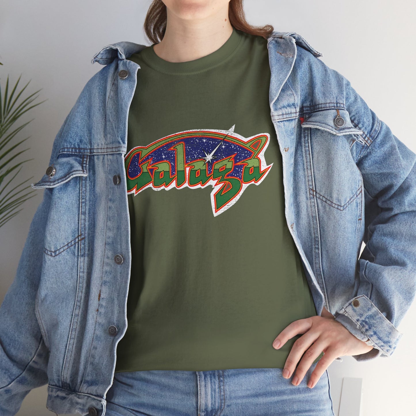 Galaga Game T-Shirt | Retro Arcade Gamer Tee | Classic Space Shooter Shirt