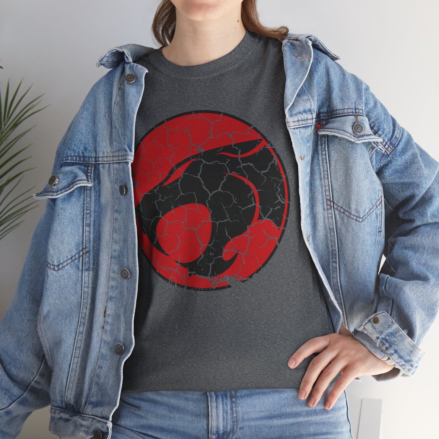 Distressed Vintage ThunderCats T-Shirt | Retro 80s Cartoon Tee | Unisex Heavy Cotton Shirt | Gift for 80s Fans