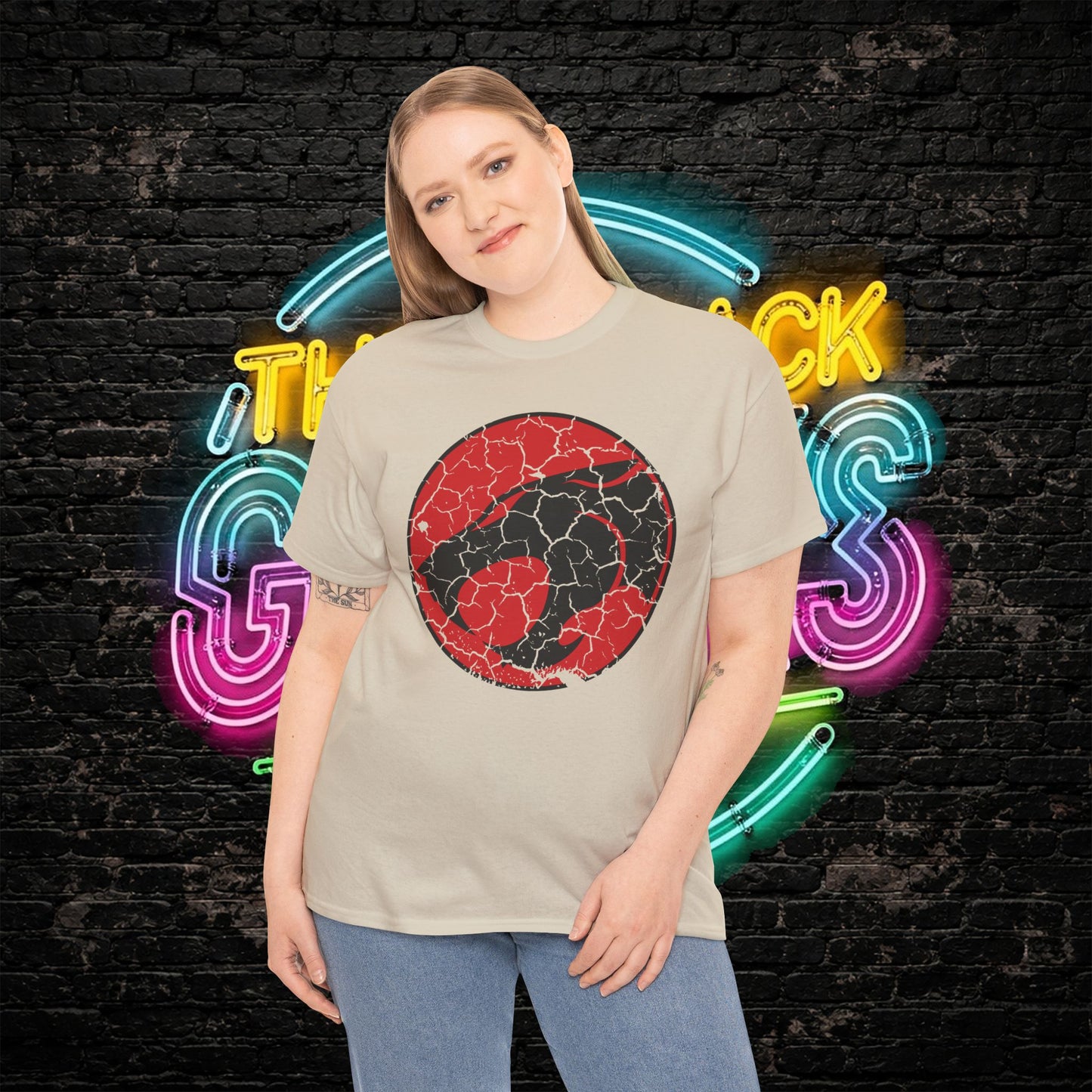 Distressed Vintage ThunderCats T-Shirt | Retro 80s Cartoon Tee | Unisex Heavy Cotton Shirt | Gift for 80s Fans