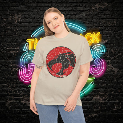 Distressed Vintage ThunderCats T-Shirt | Retro 80s Cartoon Tee | Unisex Heavy Cotton Shirt | Gift for 80s Fans