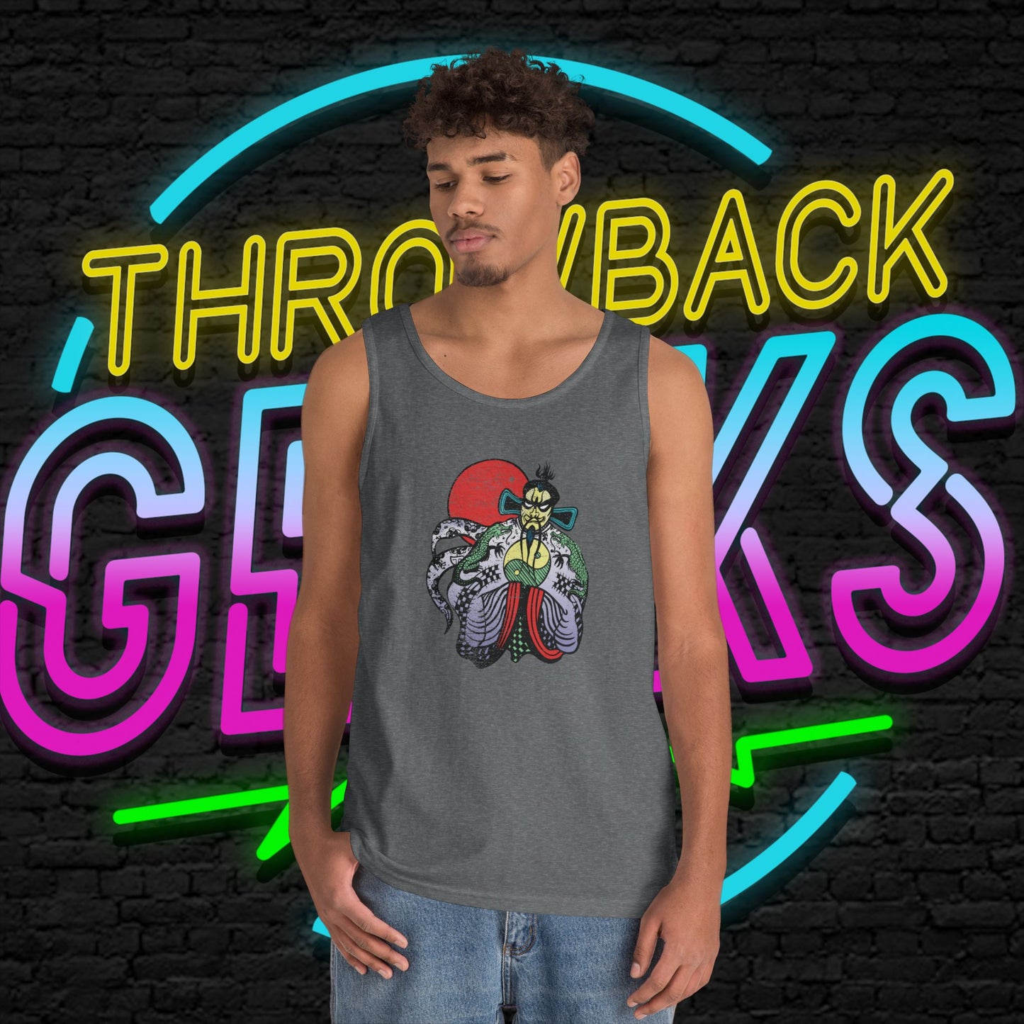 Big Trouble in Little China Tank Top | Pork Chop Express Trucker Graphic | Retro 80s Action Movie Gym & Summer Shirt