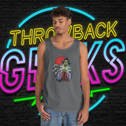 Big Trouble in Little China Tank Top | Pork Chop Express Trucker Graphic | Retro 80s Action Movie Gym & Summer Shirt