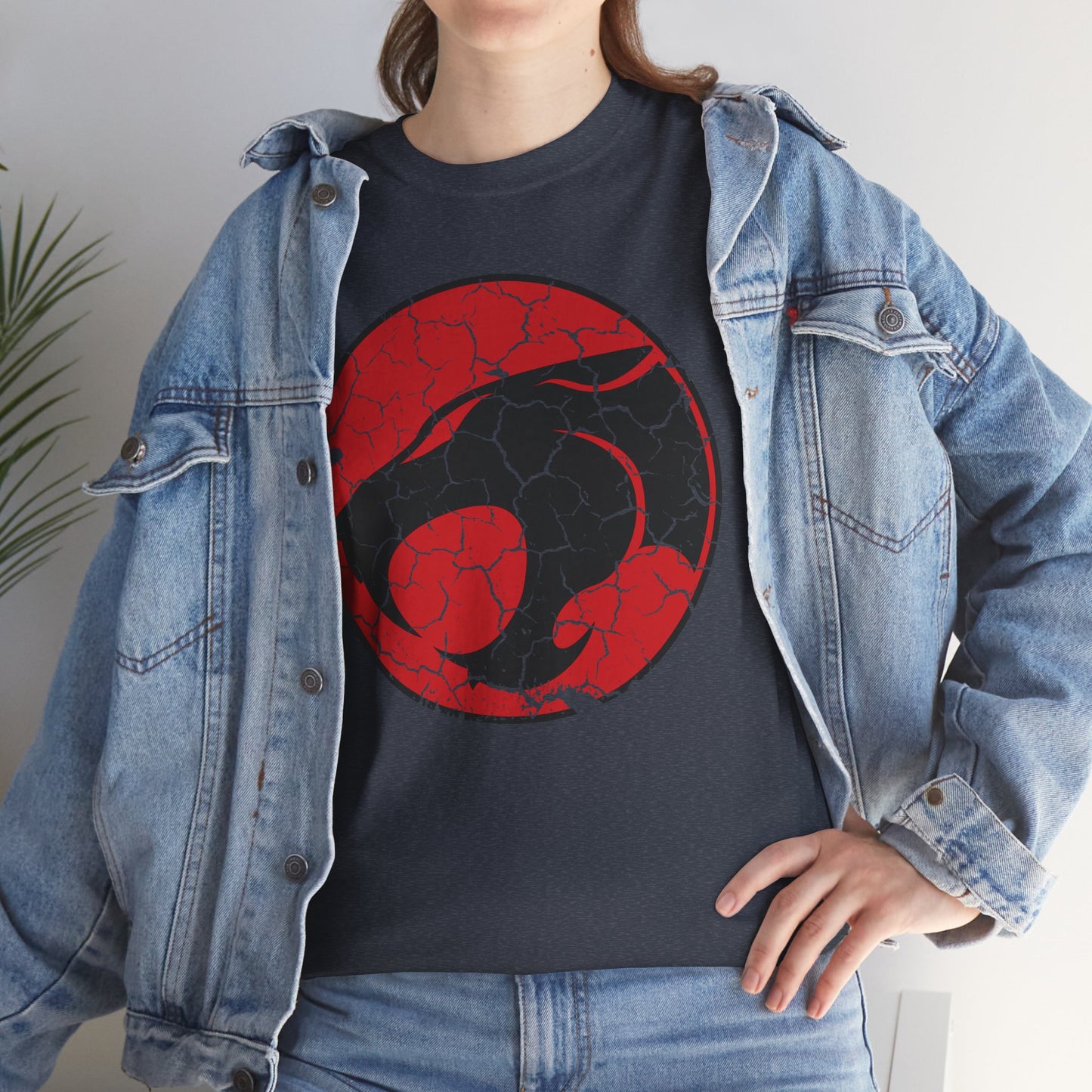 Distressed Vintage ThunderCats T-Shirt | Retro 80s Cartoon Tee | Unisex Heavy Cotton Shirt | Gift for 80s Fans
