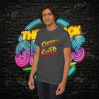 Street Fighter Inspired T-Shirt | Retro Arcade Fighter Graphic Tee | 80s 90s Video Game Shirt for Gamers & Fighting Game Fans