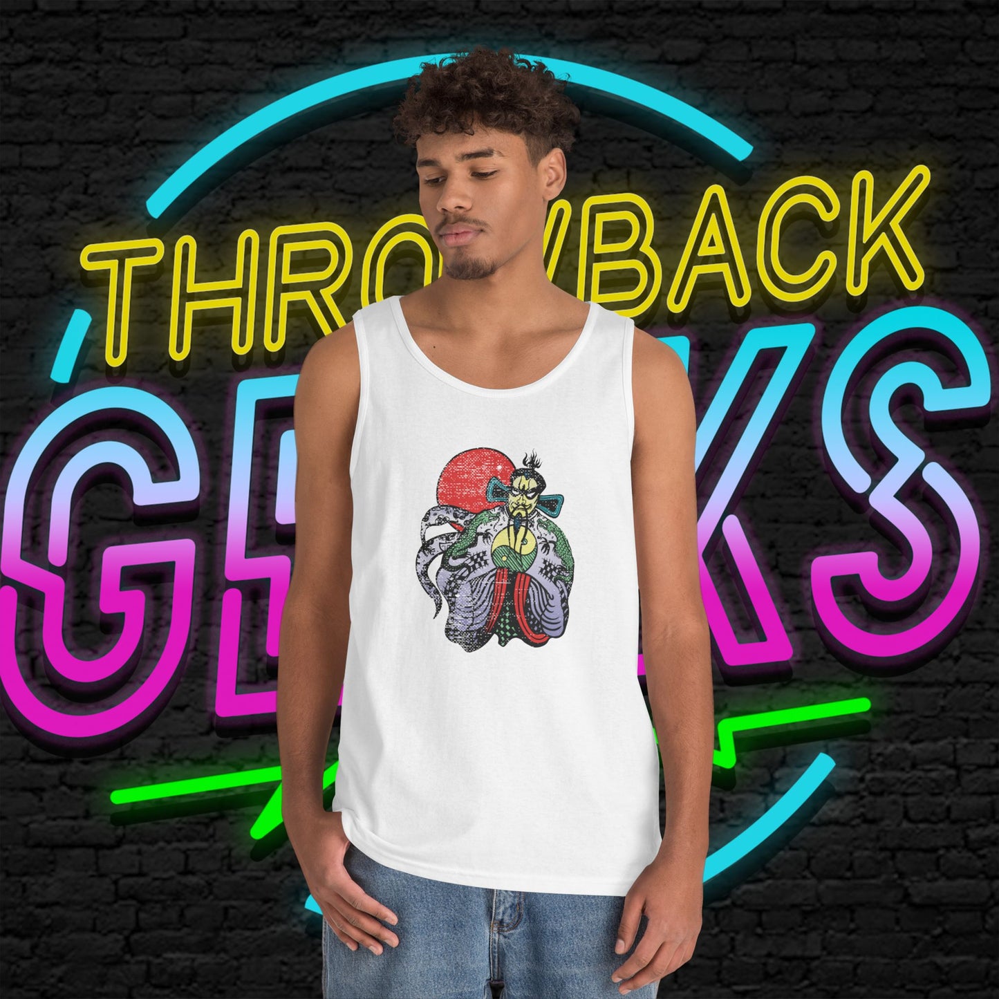 Big Trouble in Little China Tank Top | Pork Chop Express Trucker Graphic | Retro 80s Action Movie Gym & Summer Shirt