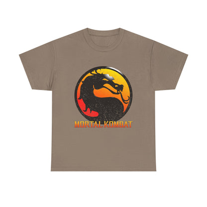 Dragon Emblem Mortal Kombat T Shirt | Retro Arcade Fighter Tee | 90s Video Game Graphic Shirt