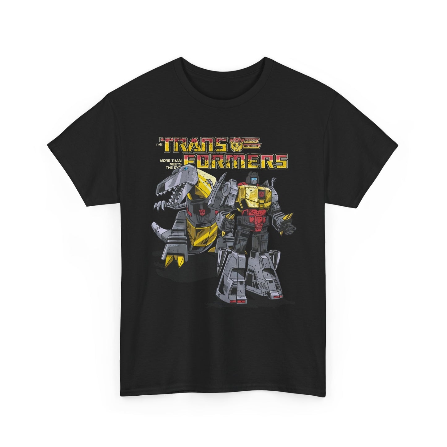 Vintage Transformers Parody T Shirt | Retro Mech Bots Distressed Tee | 80s Cartoon Robot Graphic Shirt