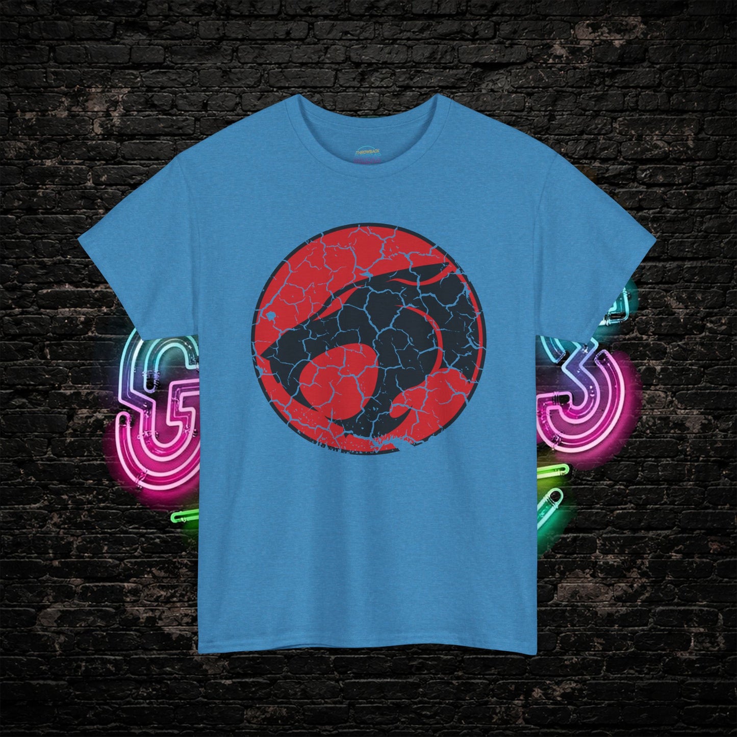 Distressed Vintage ThunderCats T-Shirt | Retro 80s Cartoon Tee | Unisex Heavy Cotton Shirt | Gift for 80s Fans