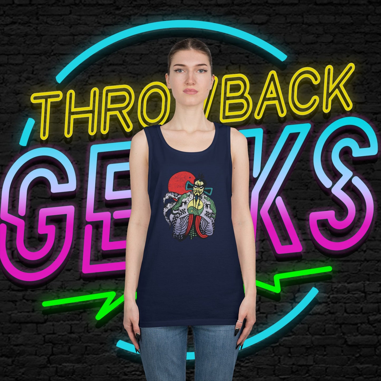 Big Trouble in Little China Tank Top | Pork Chop Express Trucker Graphic | Retro 80s Action Movie Gym & Summer Shirt