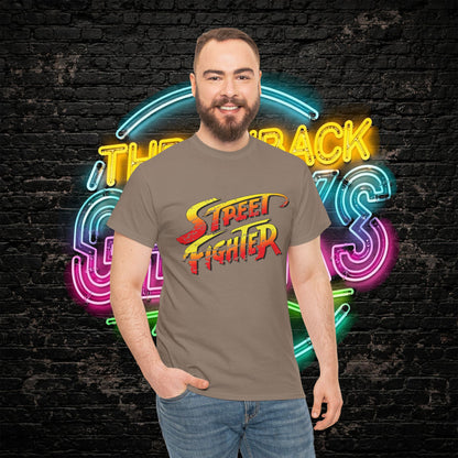 Street Fighter Inspired T-Shirt | Retro Arcade Fighter Graphic Tee | 80s 90s Video Game Shirt for Gamers & Fighting Game Fans