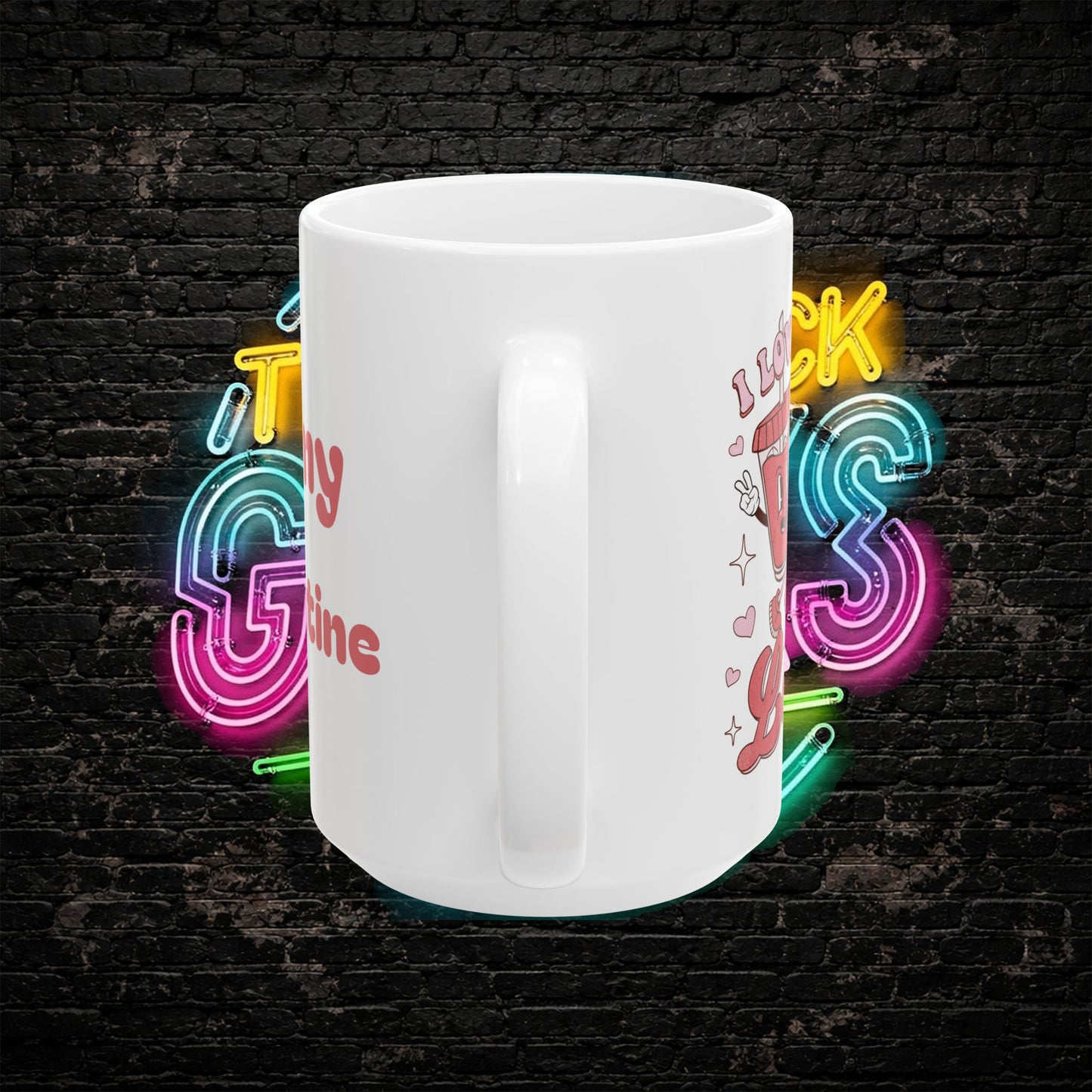 I Love You a Latte Mug | Cute Valentine Coffee Cup for Couples & Coffee Lovers | 11oz / 15oz Ceramic Gift