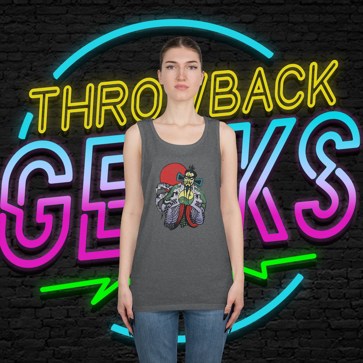 Big Trouble in Little China Tank Top | Pork Chop Express Trucker Graphic | Retro 80s Action Movie Gym & Summer Shirt