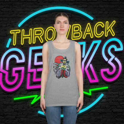 Big Trouble in Little China Tank Top | Pork Chop Express Trucker Graphic | Retro 80s Action Movie Gym & Summer Shirt