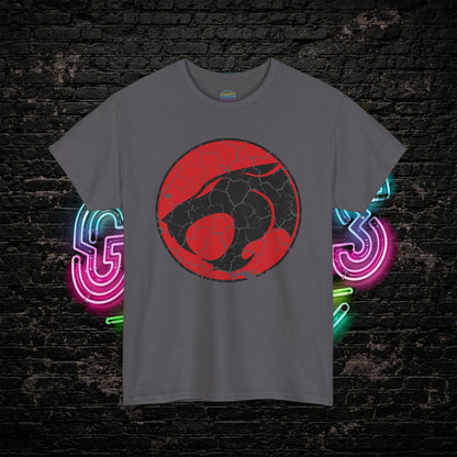 Distressed Vintage ThunderCats T-Shirt | Retro 80s Cartoon Tee | Unisex Heavy Cotton Shirt | Gift for 80s Fans