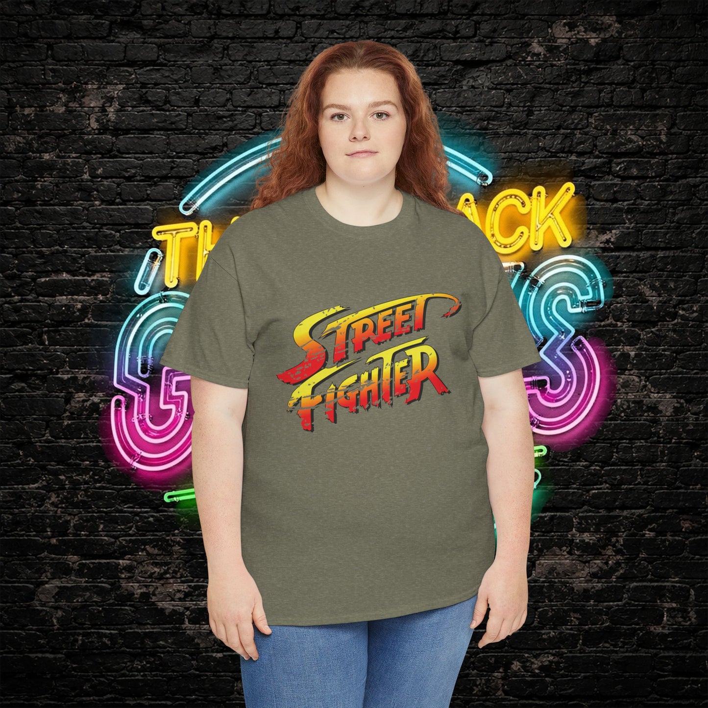 Street Fighter Inspired T-Shirt | Retro Arcade Fighter Graphic Tee | 80s 90s Video Game Shirt for Gamers & Fighting Game Fans