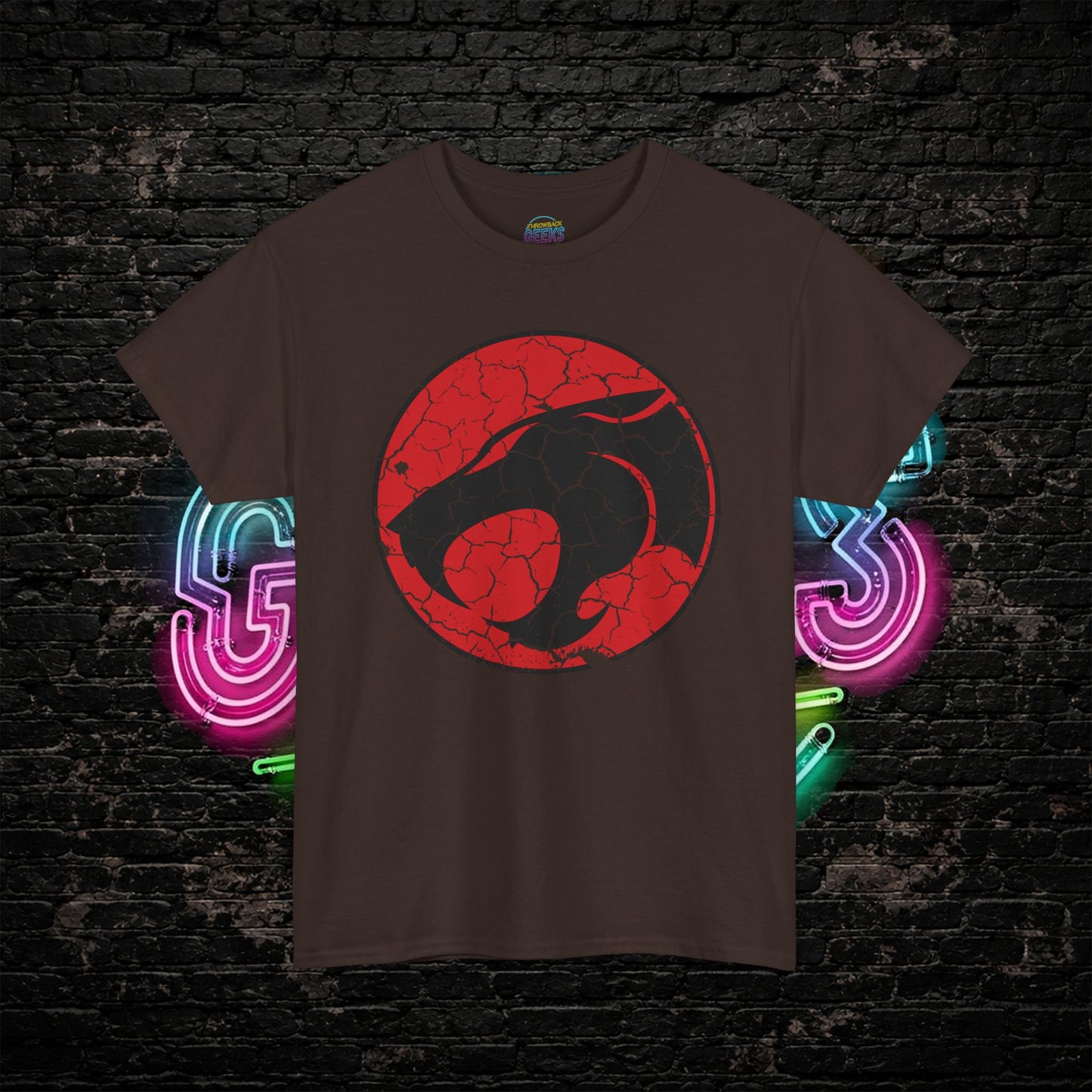 Distressed Vintage ThunderCats T-Shirt | Retro 80s Cartoon Tee | Unisex Heavy Cotton Shirt | Gift for 80s Fans