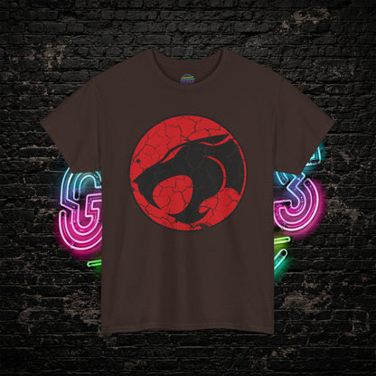 Distressed Vintage ThunderCats T-Shirt | Retro 80s Cartoon Tee | Unisex Heavy Cotton Shirt | Gift for 80s Fans