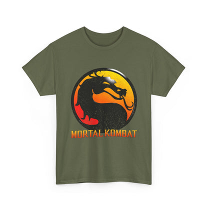 Dragon Emblem Mortal Kombat T Shirt | Retro Arcade Fighter Tee | 90s Video Game Graphic Shirt