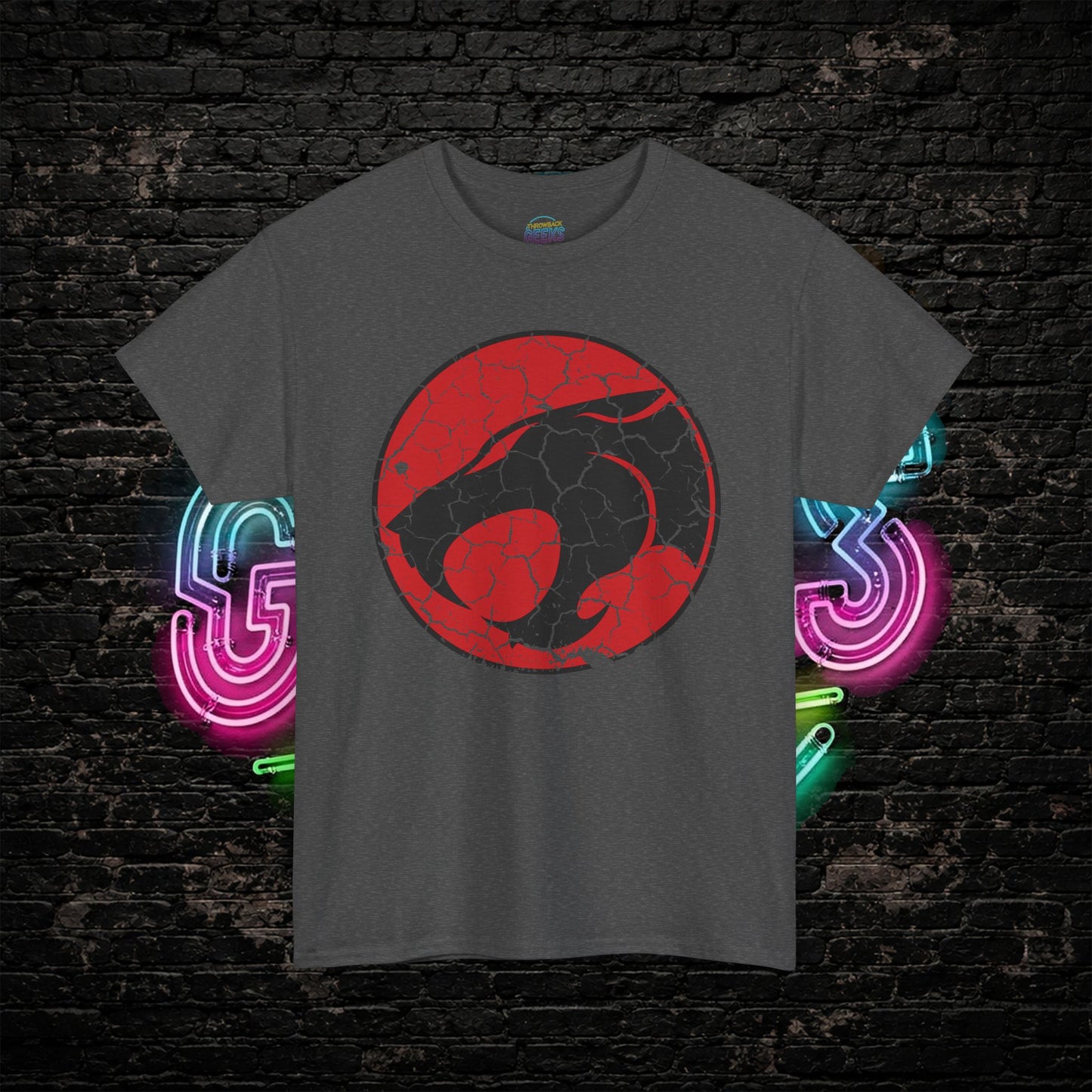 Distressed Vintage ThunderCats T-Shirt | Retro 80s Cartoon Tee | Unisex Heavy Cotton Shirt | Gift for 80s Fans