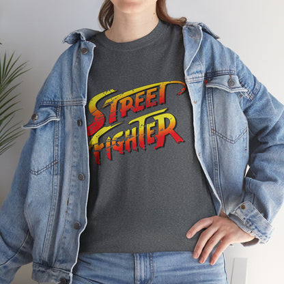Street Fighter Inspired T-Shirt | Retro Arcade Fighter Graphic Tee | 80s 90s Video Game Shirt for Gamers & Fighting Game Fans