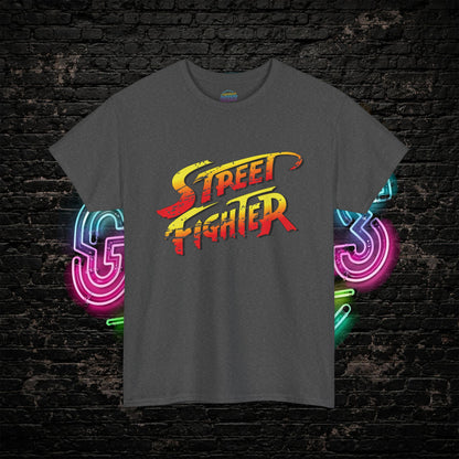 Street Fighter Inspired T-Shirt | Retro Arcade Fighter Graphic Tee | 80s 90s Video Game Shirt for Gamers & Fighting Game Fans