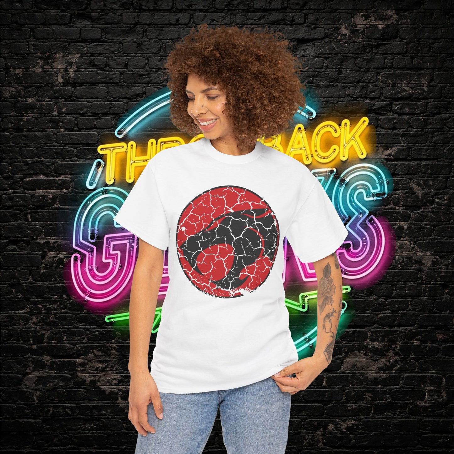 Distressed Vintage ThunderCats T-Shirt | Retro 80s Cartoon Tee | Unisex Heavy Cotton Shirt | Gift for 80s Fans