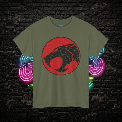 Distressed Vintage ThunderCats T-Shirt | Retro 80s Cartoon Tee | Unisex Heavy Cotton Shirt | Gift for 80s Fans