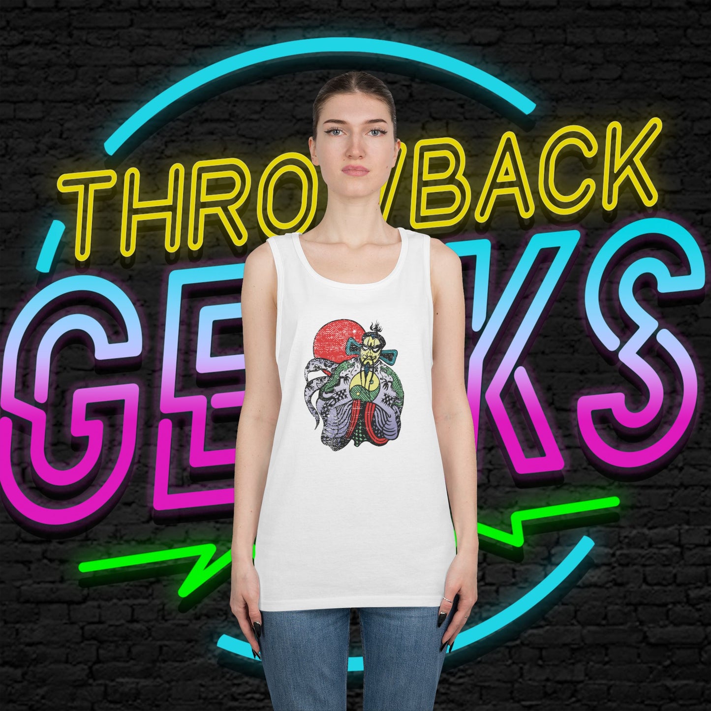Big Trouble in Little China Tank Top | Pork Chop Express Trucker Graphic | Retro 80s Action Movie Gym & Summer Shirt