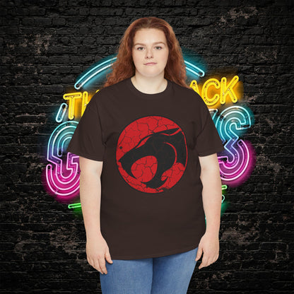 Distressed Vintage ThunderCats T-Shirt | Retro 80s Cartoon Tee | Unisex Heavy Cotton Shirt | Gift for 80s Fans