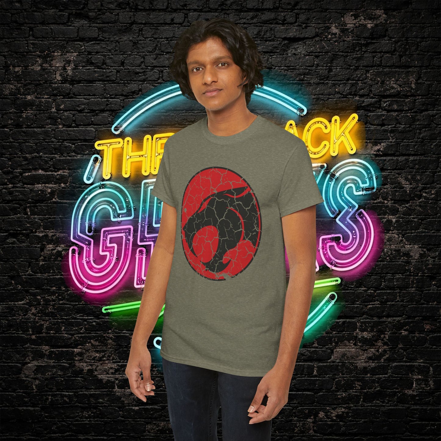 Distressed Vintage ThunderCats T-Shirt | Retro 80s Cartoon Tee | Unisex Heavy Cotton Shirt | Gift for 80s Fans