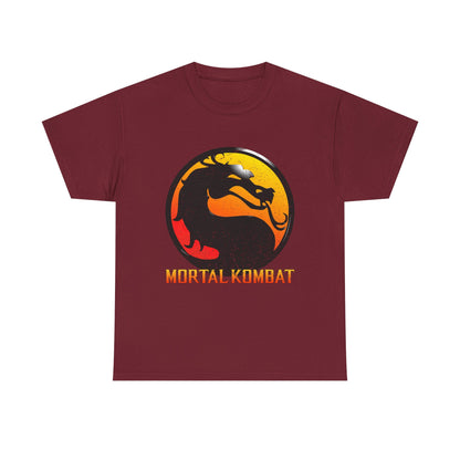 Dragon Emblem Mortal Kombat T Shirt | Retro Arcade Fighter Tee | 90s Video Game Graphic Shirt