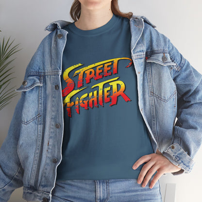 Street Fighter Inspired T-Shirt | Retro Arcade Fighter Graphic Tee | 80s 90s Video Game Shirt for Gamers & Fighting Game Fans