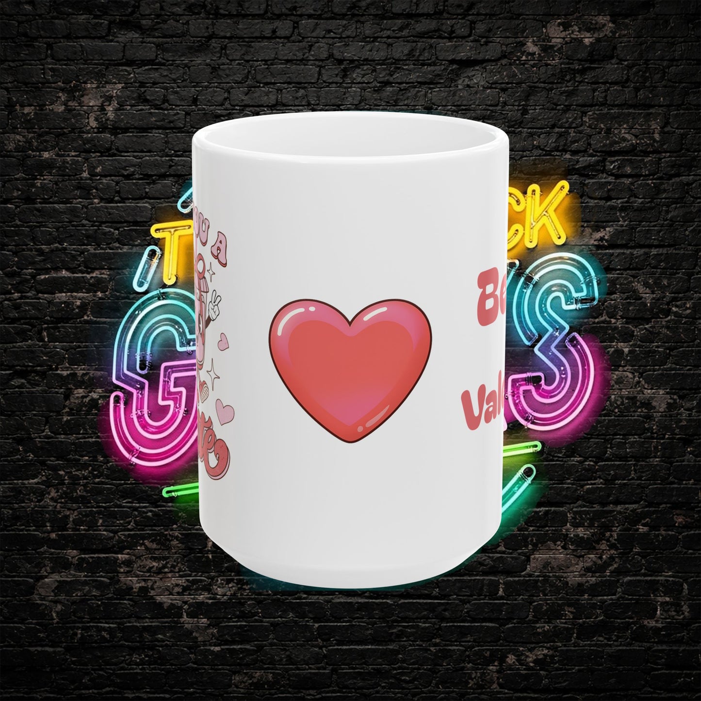 I Love You a Latte Mug | Cute Valentine Coffee Cup for Couples & Coffee Lovers | 11oz / 15oz Ceramic Gift