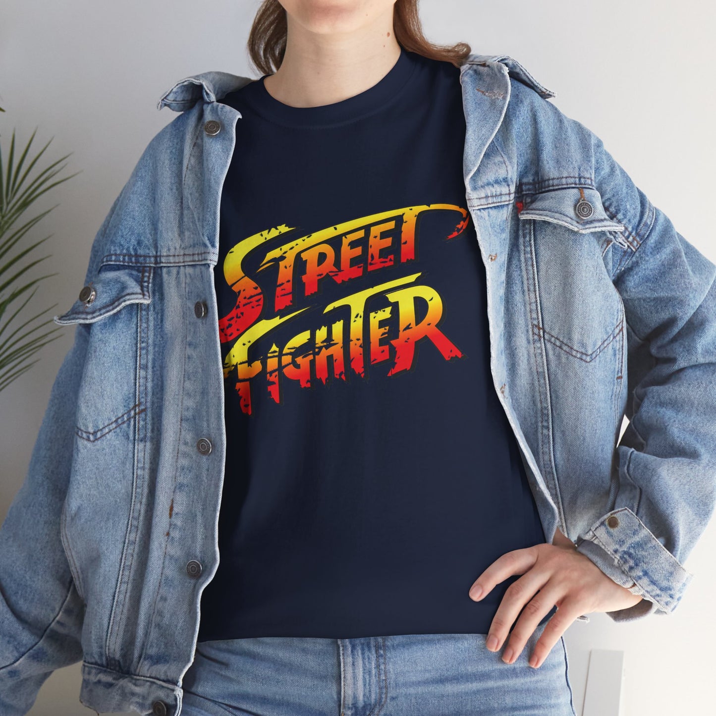 Street Fighter Inspired T-Shirt | Retro Arcade Fighter Graphic Tee | 80s 90s Video Game Shirt for Gamers & Fighting Game Fans