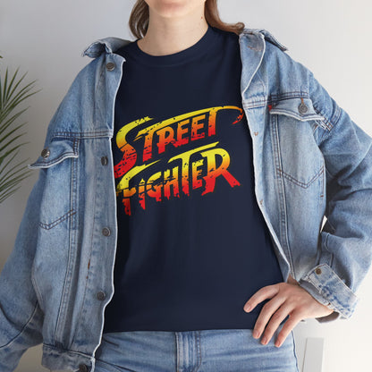 Street Fighter Inspired T-Shirt | Retro Arcade Fighter Graphic Tee | 80s 90s Video Game Shirt for Gamers & Fighting Game Fans